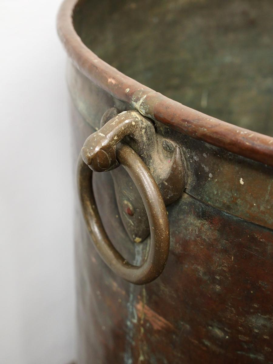 Large and Unusual Copper and Brass Barrel - Georgian Antiques