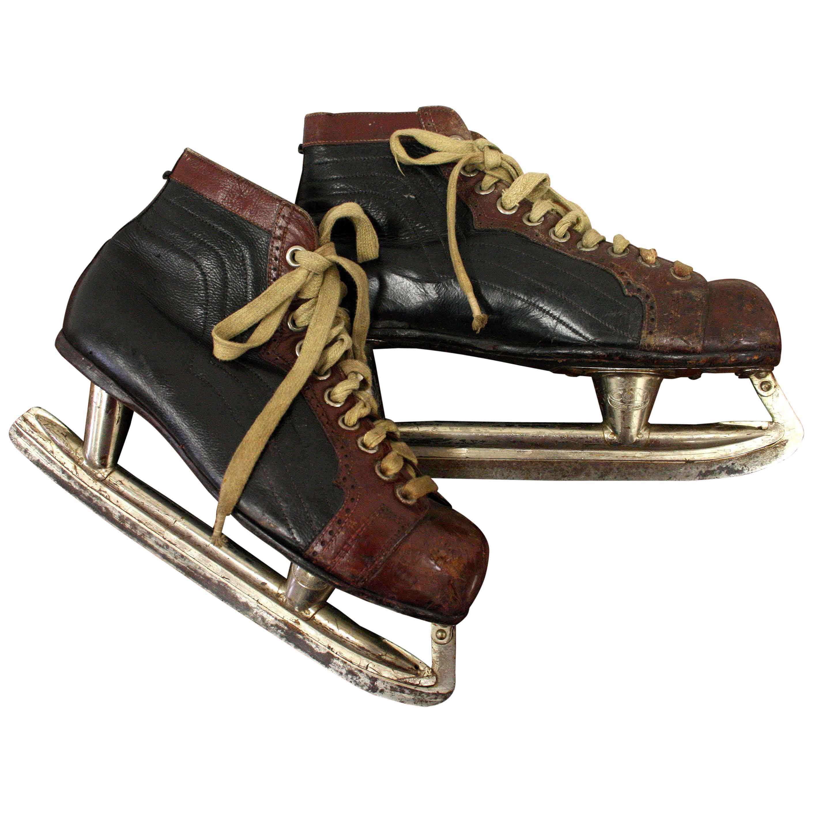 brown ice skates